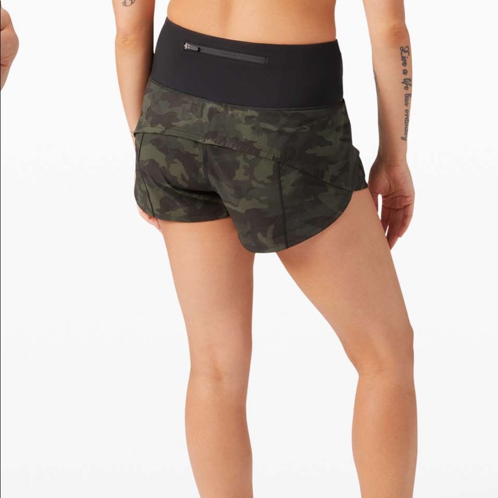 NWT Sz 10 Lululemon Speed Up HR 2.5” ICMI/Black - Picture 4 of 10